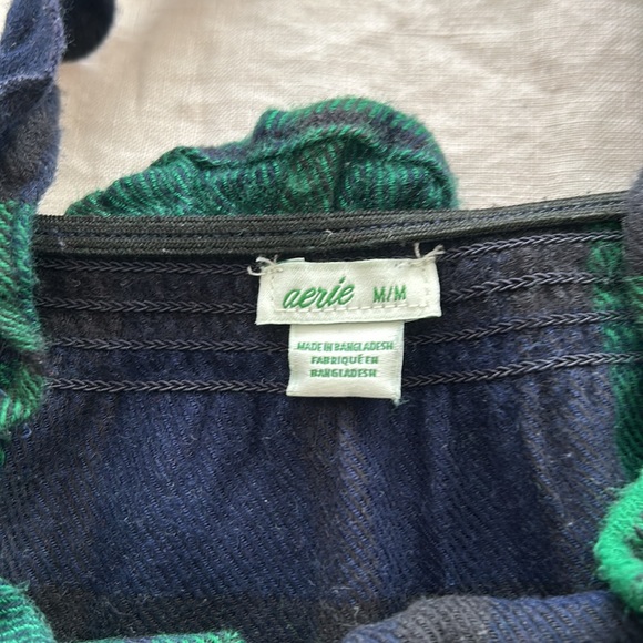 aerie flannel PJ’s romper - Picture 7 of 8